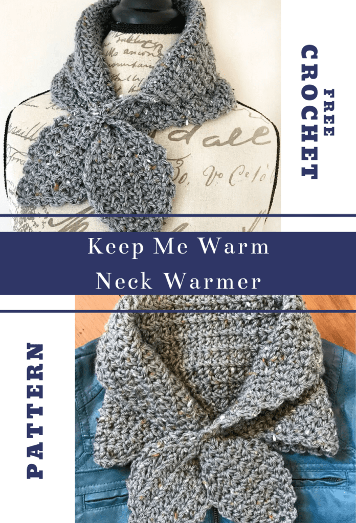 Free Crochet Bow Neckwarmer Pattern With Keyhole Simply Hooked By Janet